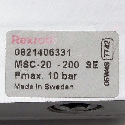 Schlitten MSC-20-200 SE 