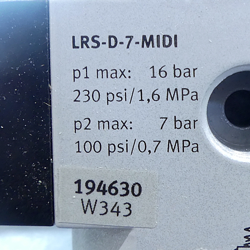 Pressure control valve LRS-D-7-MIDI 