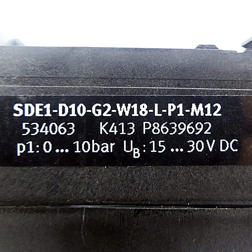 Drucksensor SDE1-D10-G2-W18-L-P1-M12