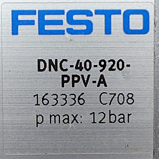 Standard Cylinder DNC-40-920-PPV-A