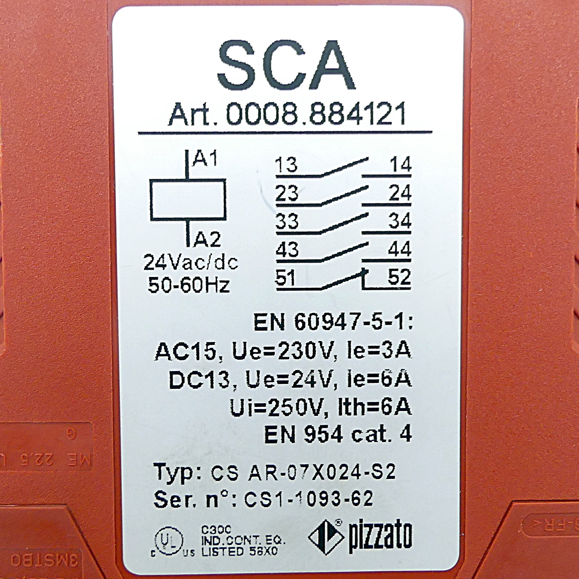 safety relay CS AR-07X024-S2