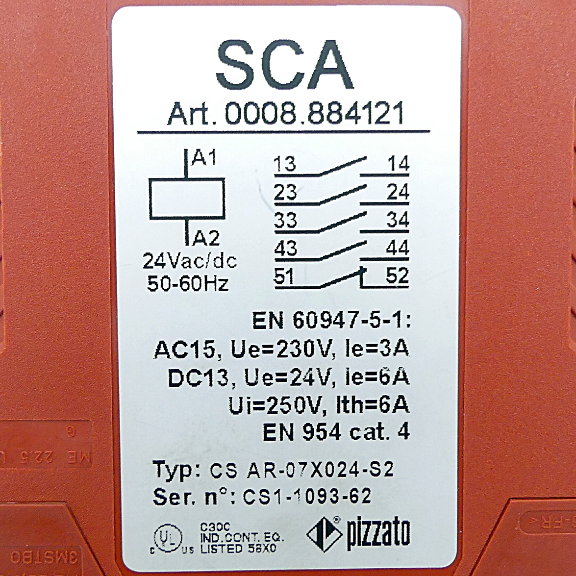 Sicherheitsrelais CS AR-07X024-S2 