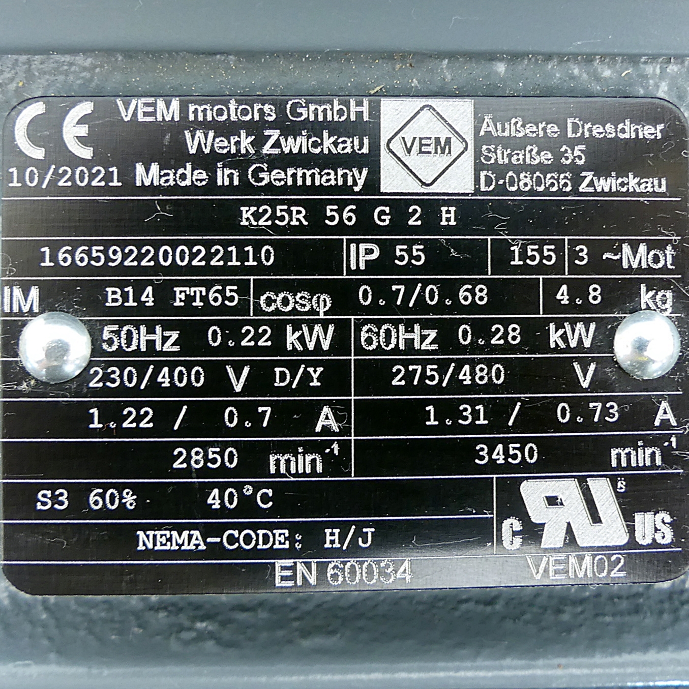 Three-phase motor 