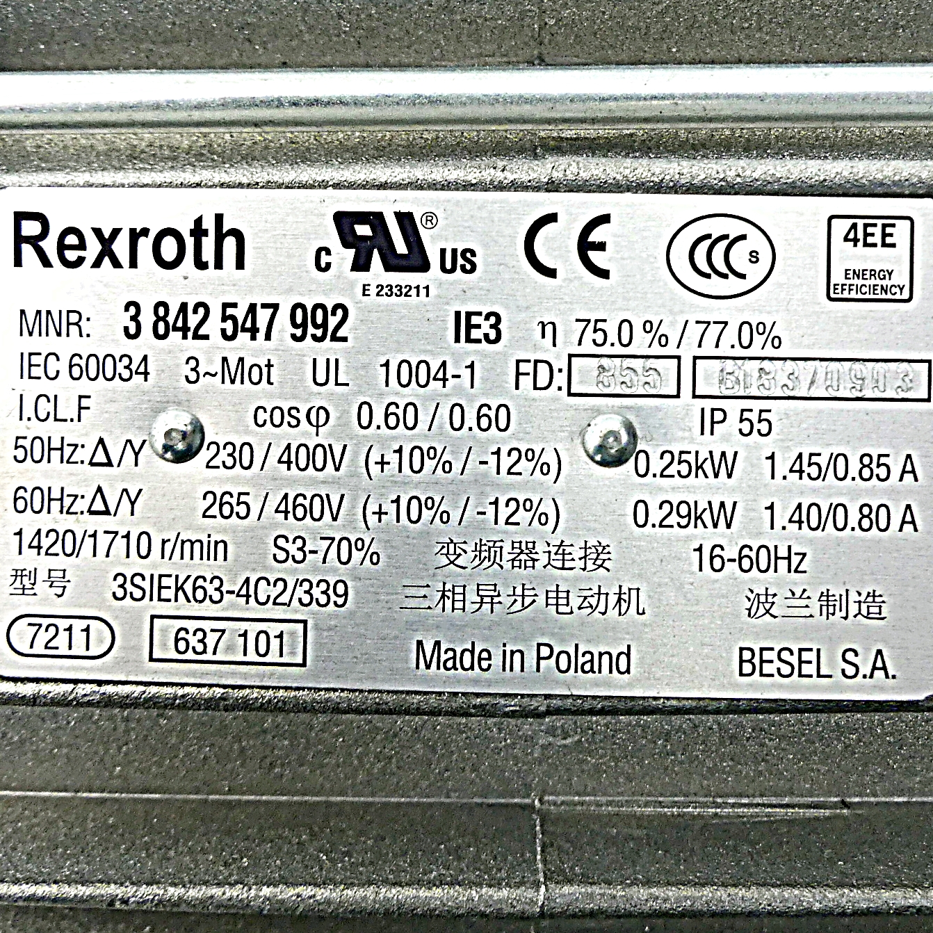 Three-phase Motor 3842547992 