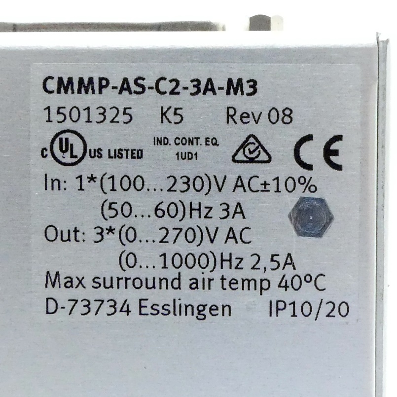 Motorcontroller CMMP-AS-C2-3A-M3