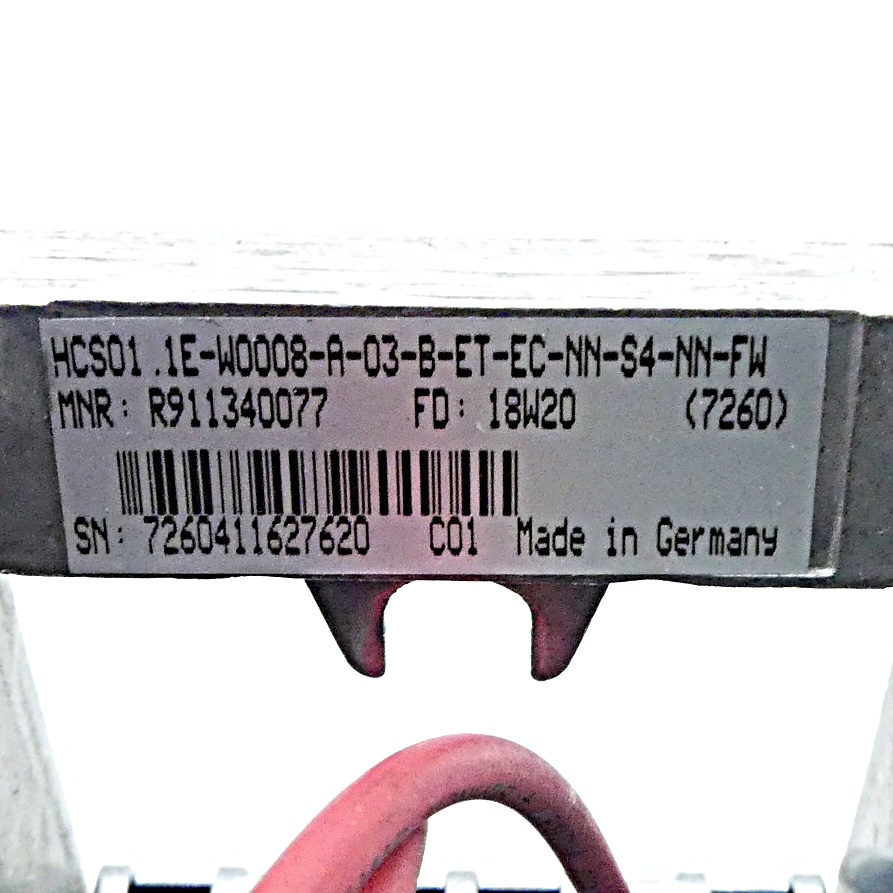 IndraDrive Kompaktumrichter HCS01.1E-W0008-A-03-B-ET-EC-NN-S4-NN-FW 