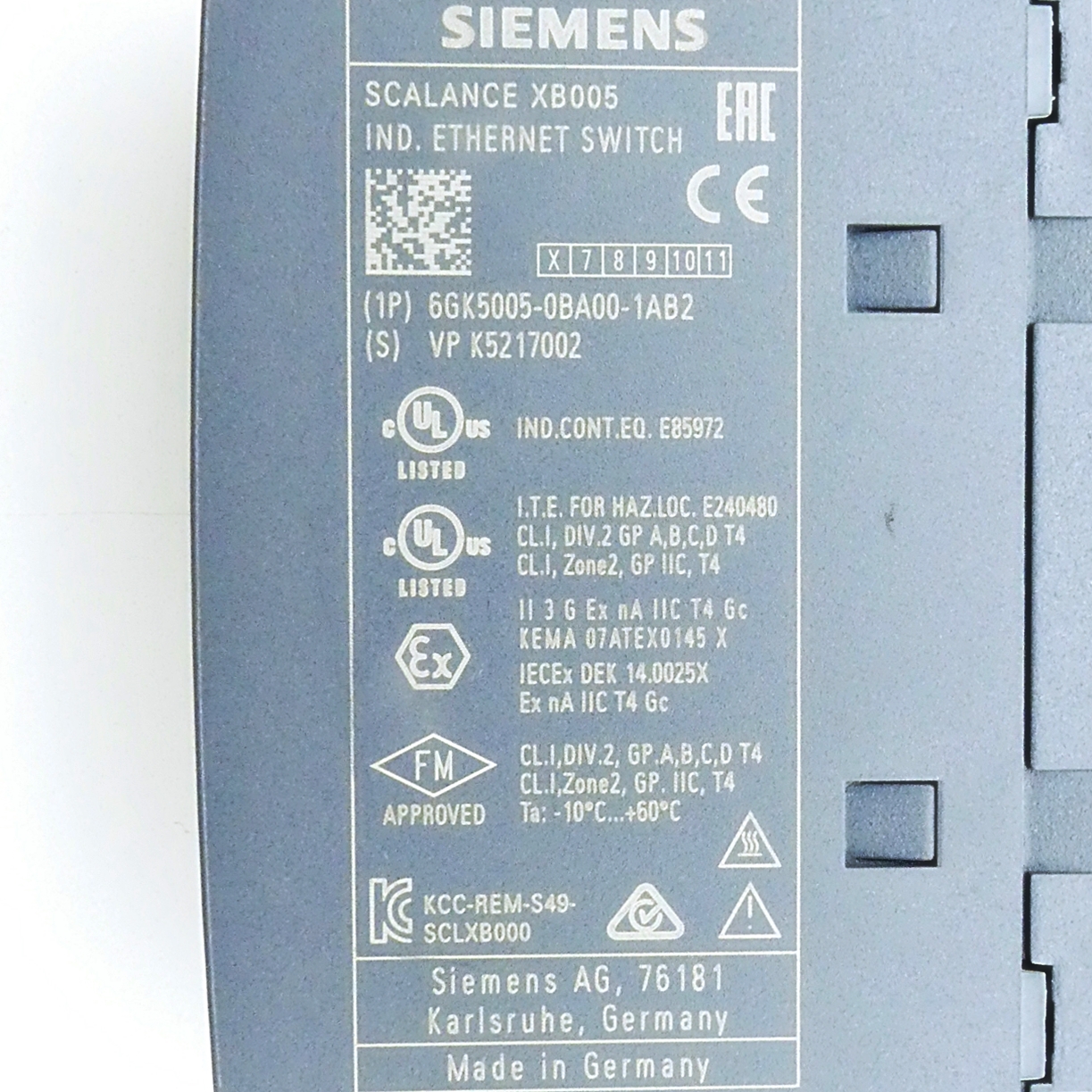 Ethernet-Switch Scalance X005B 