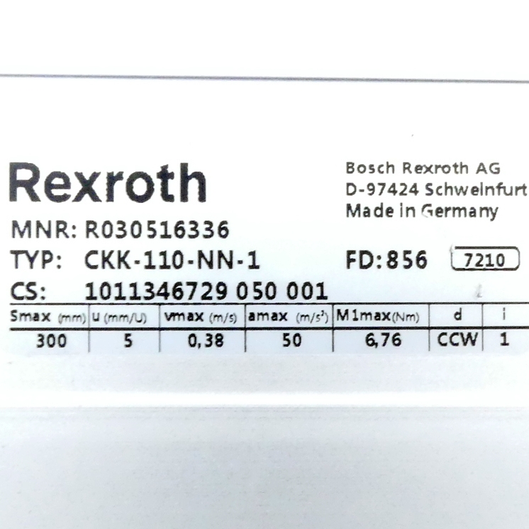 Linearmodul CKK-110-NN-1 