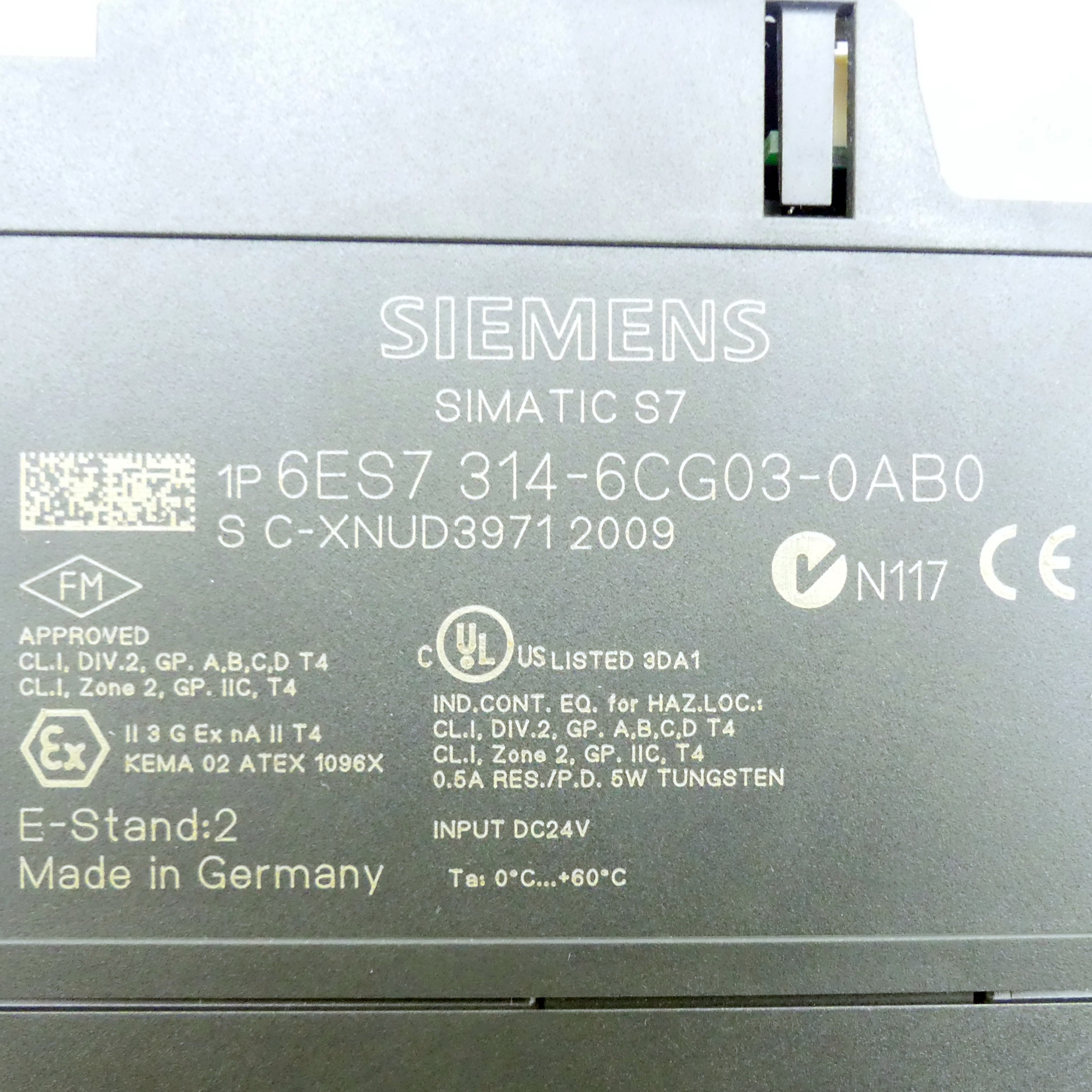 Simatic S7 CPU 314C-2 DP