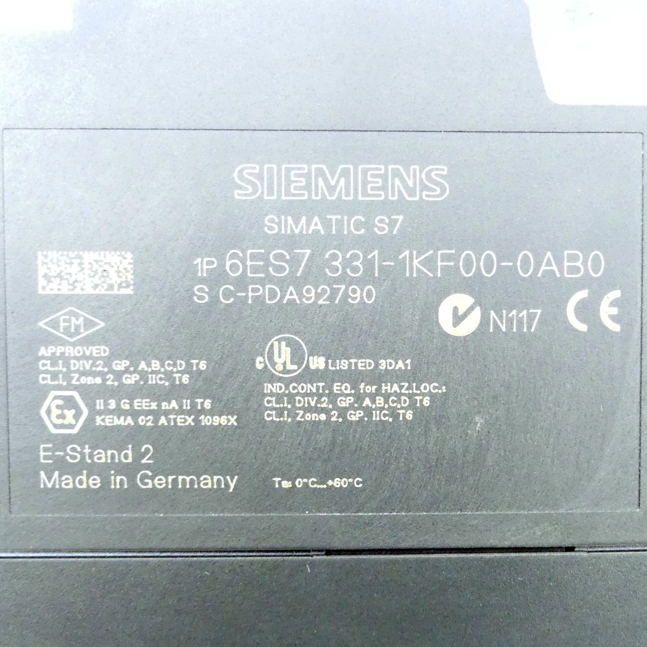 Analog input module Simatic S7 SM331
