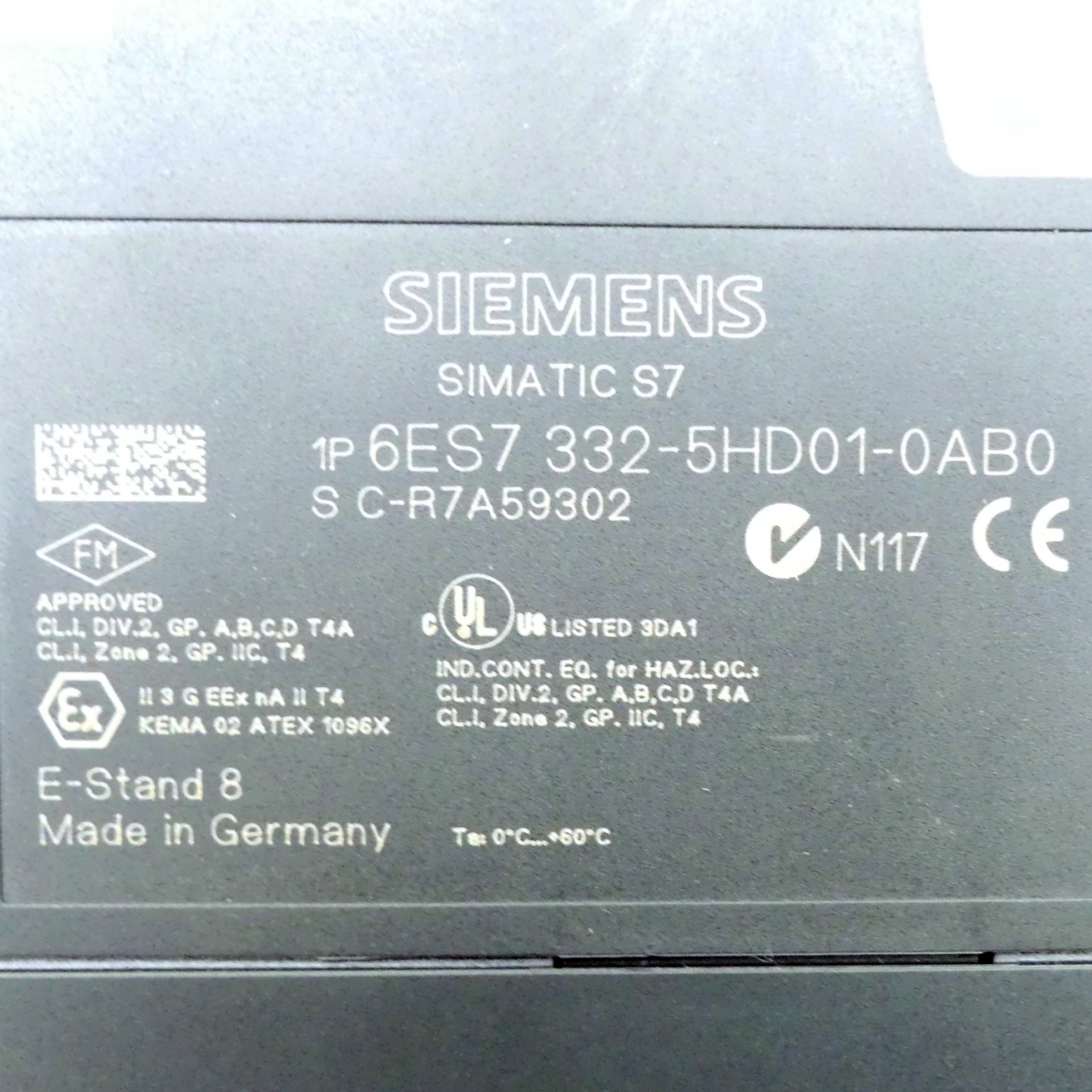 Analog output Simatic S7 SM 332