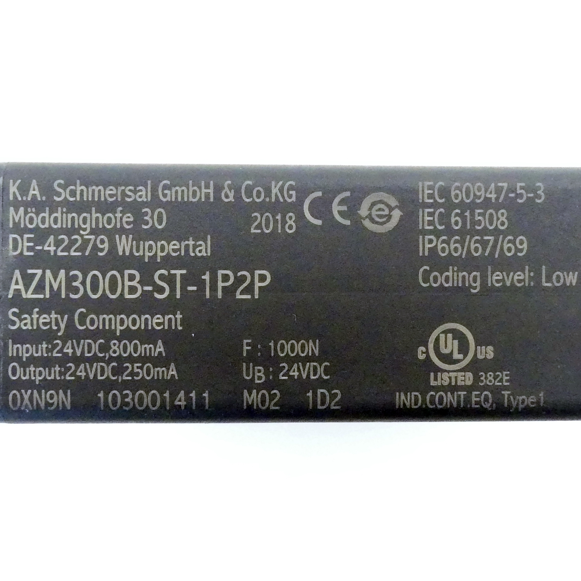 Sicherheitszuhaltung AZM300B-ST-1P2P 