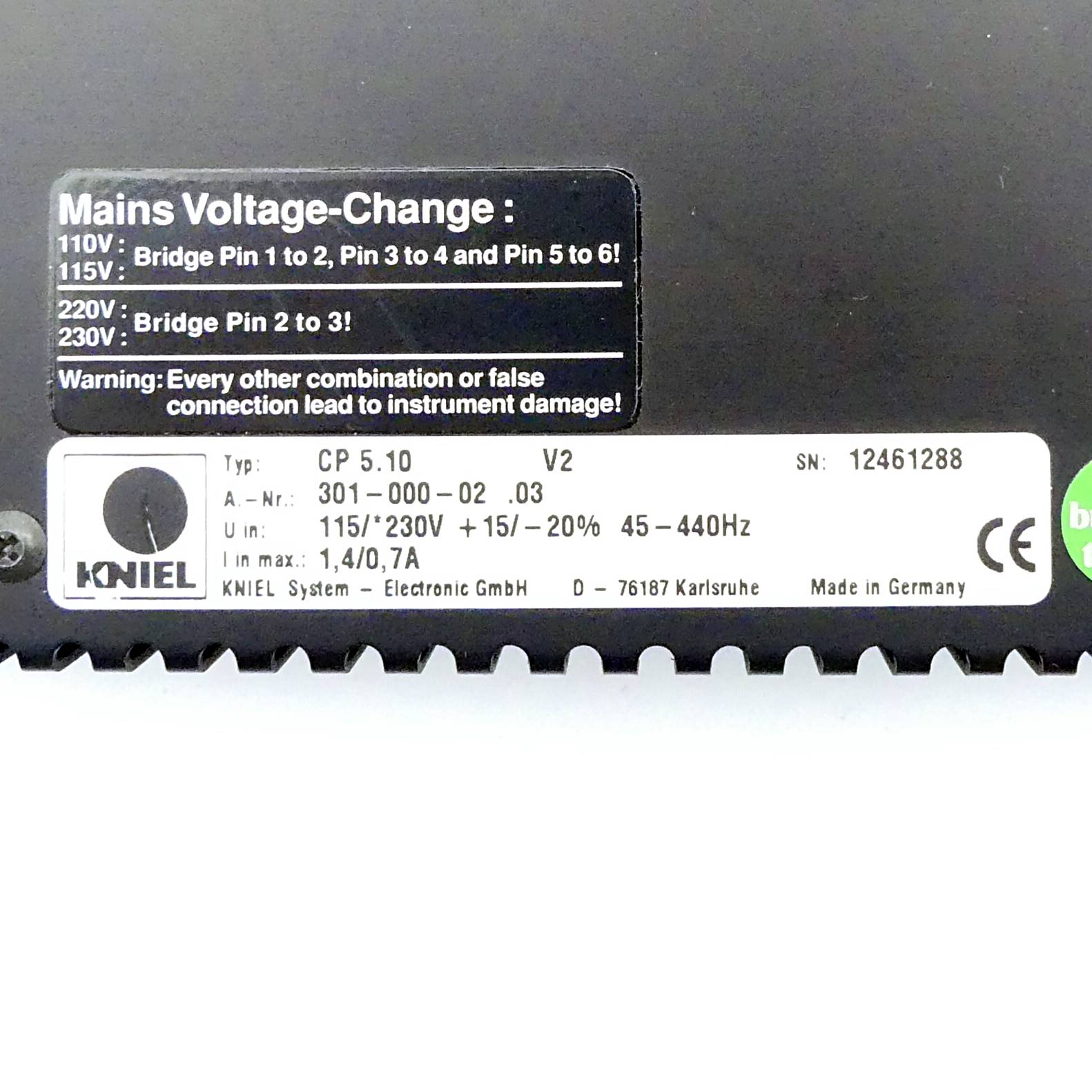 Getaktete Stromversorgung CP 5.10