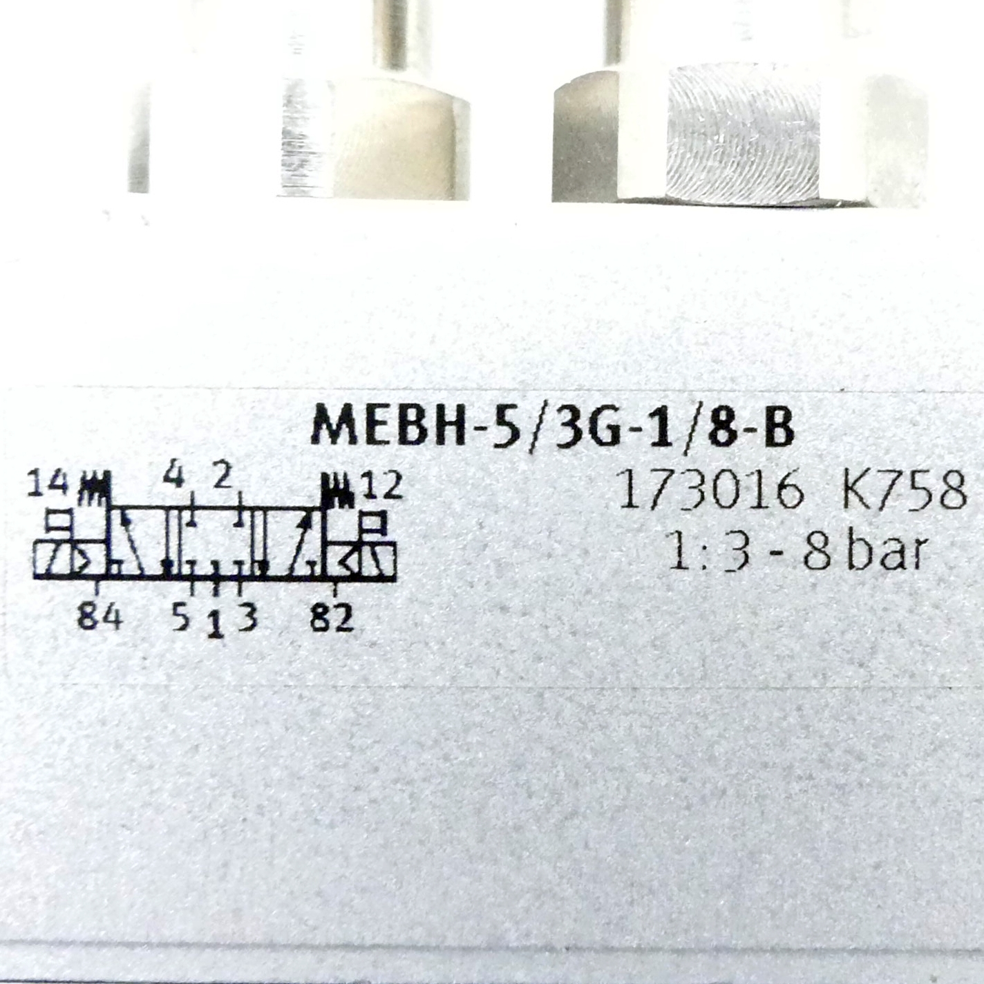 Solenoid valve MEBH-5/3G-1/8-B