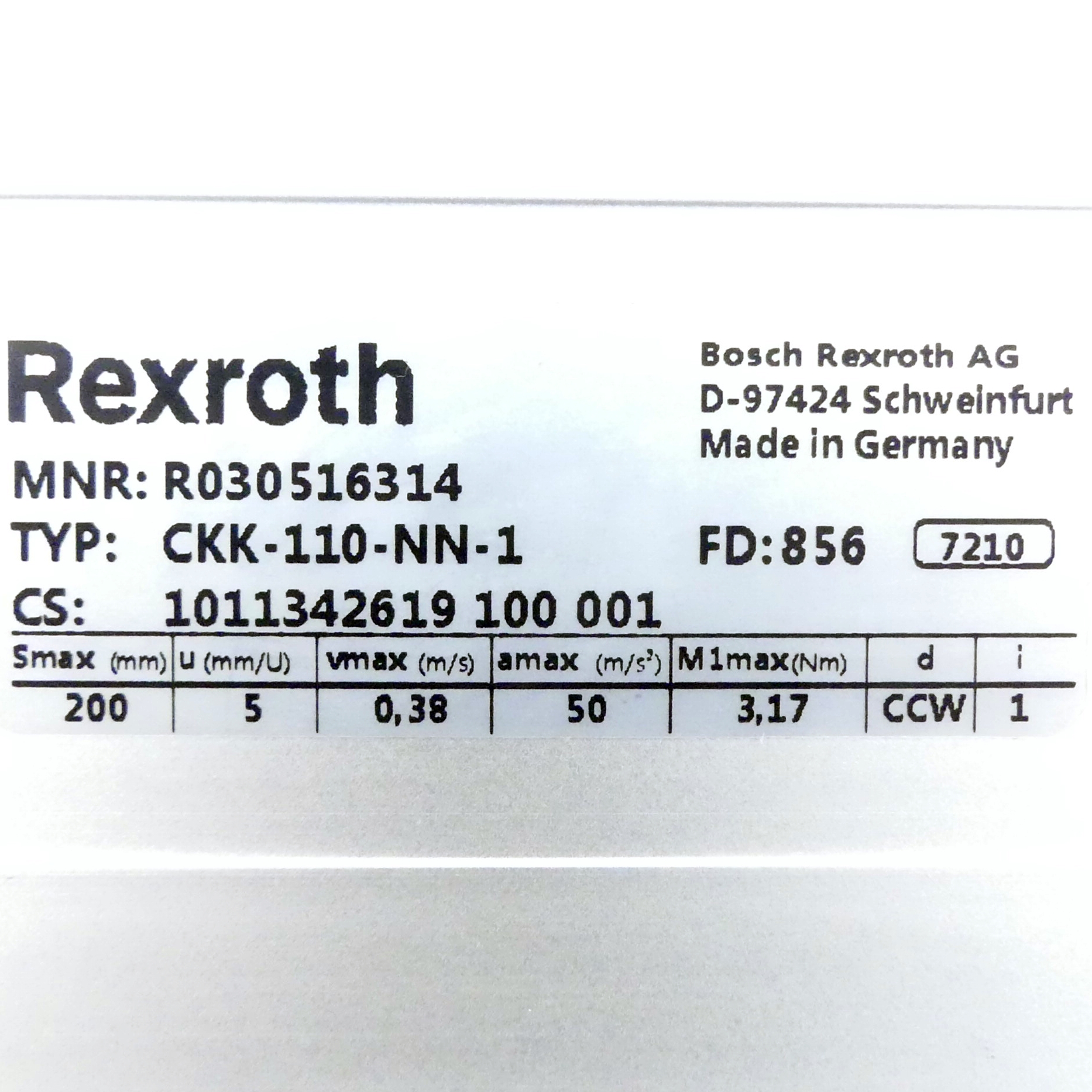 Linear module CKK-110-NN-1