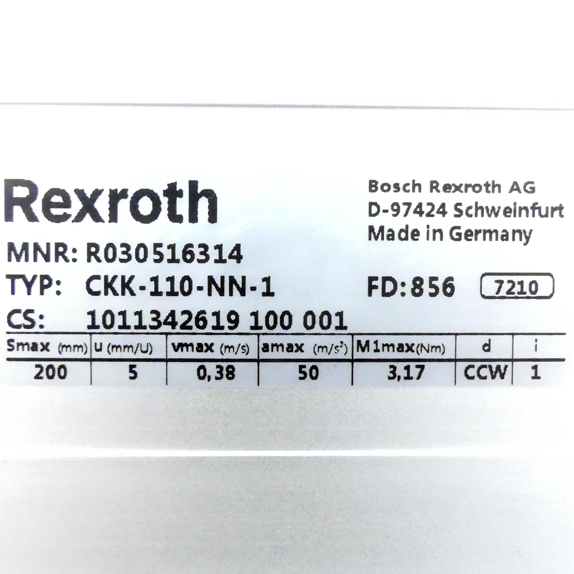 Linear module CKK-110-NN-1 