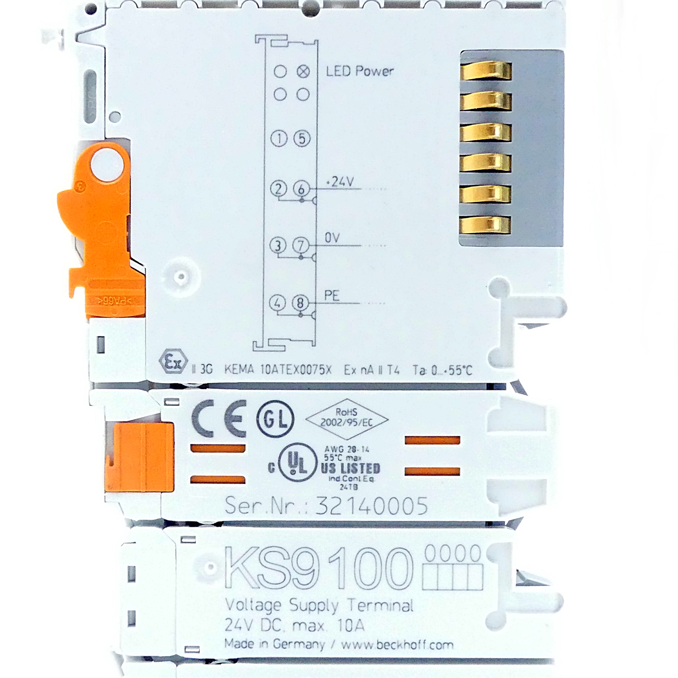 Potentialeinspeiseklemme KS9100 