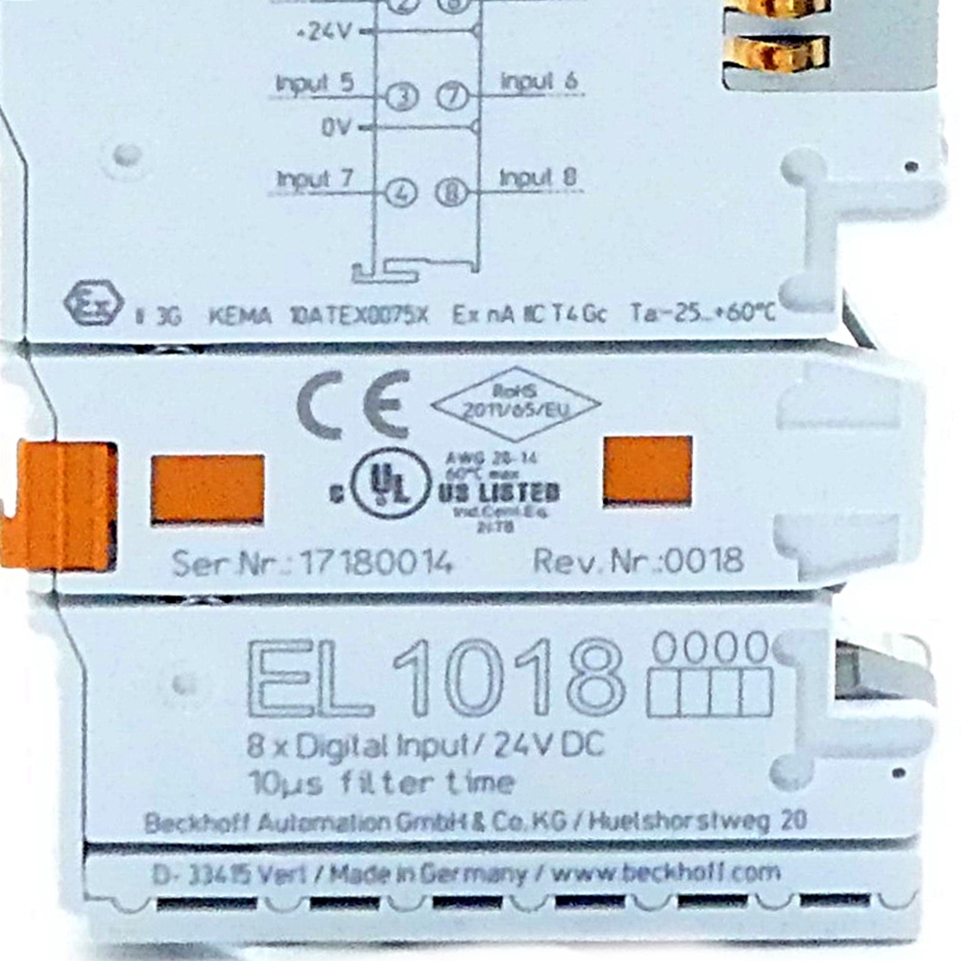 8-Kanal Digital Eingangsklemme 