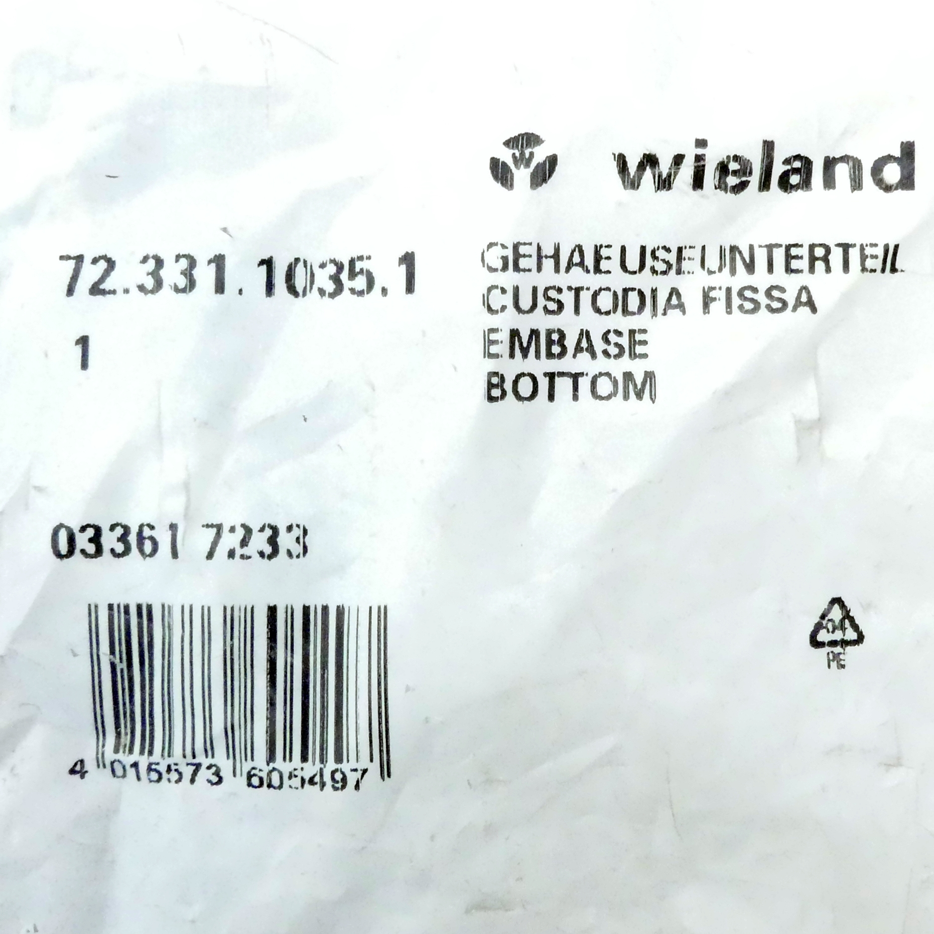Bottom BAS GUT GC 10 M20 69 A1
