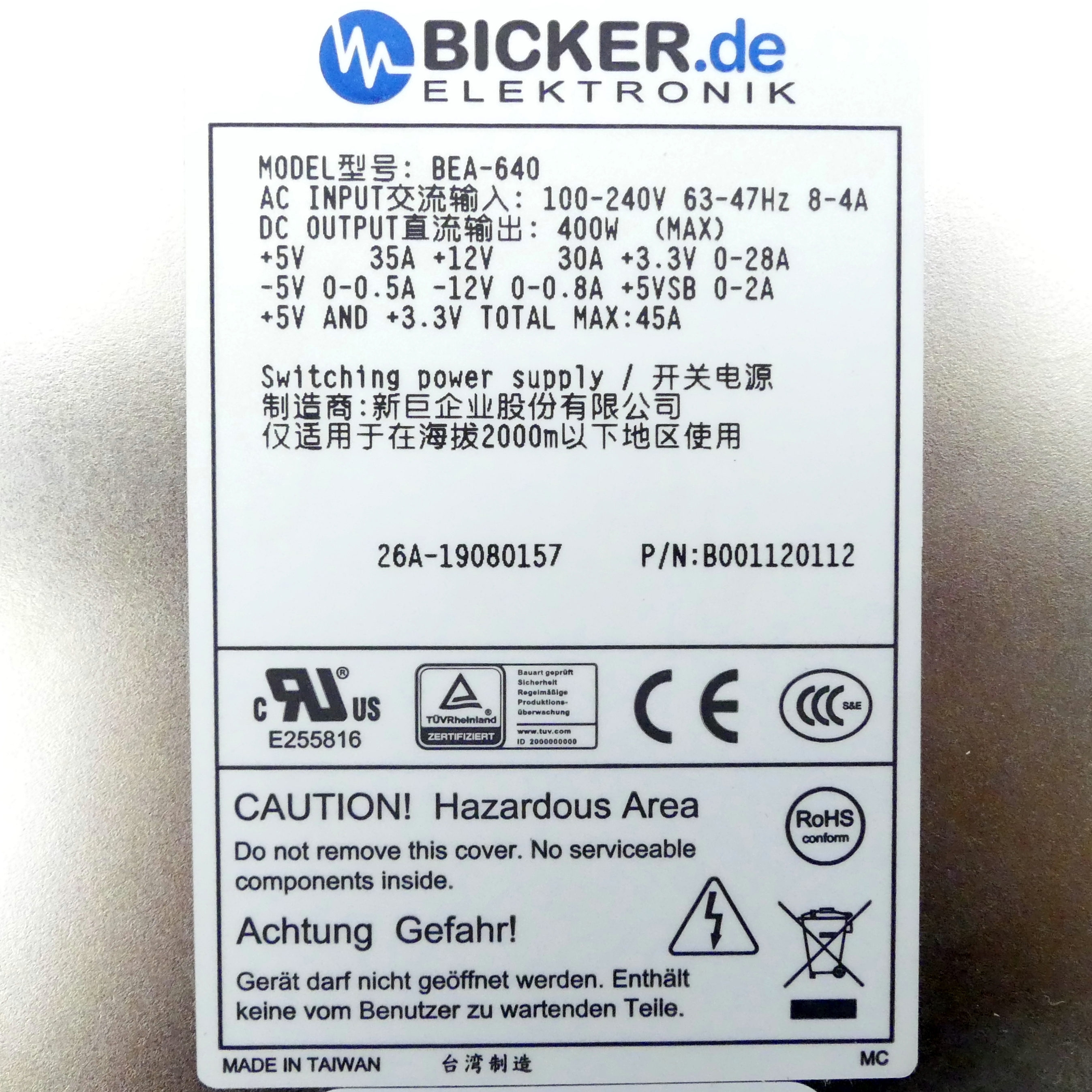 Industrie PC-Netzteil