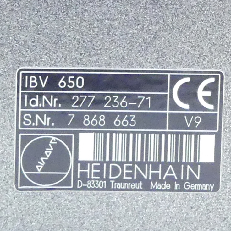 Digitization electronics IBV 650 