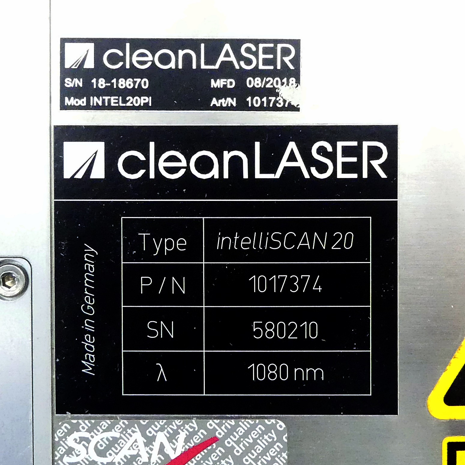 IntelliSCAN 20 komplett