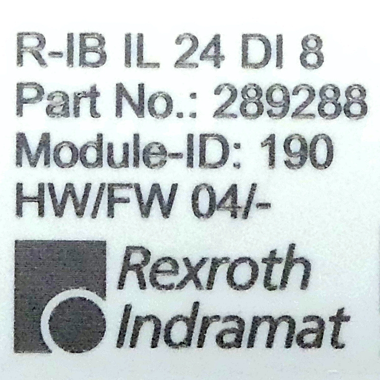 Eingangsklemme R-IB IL 24 DI 8 