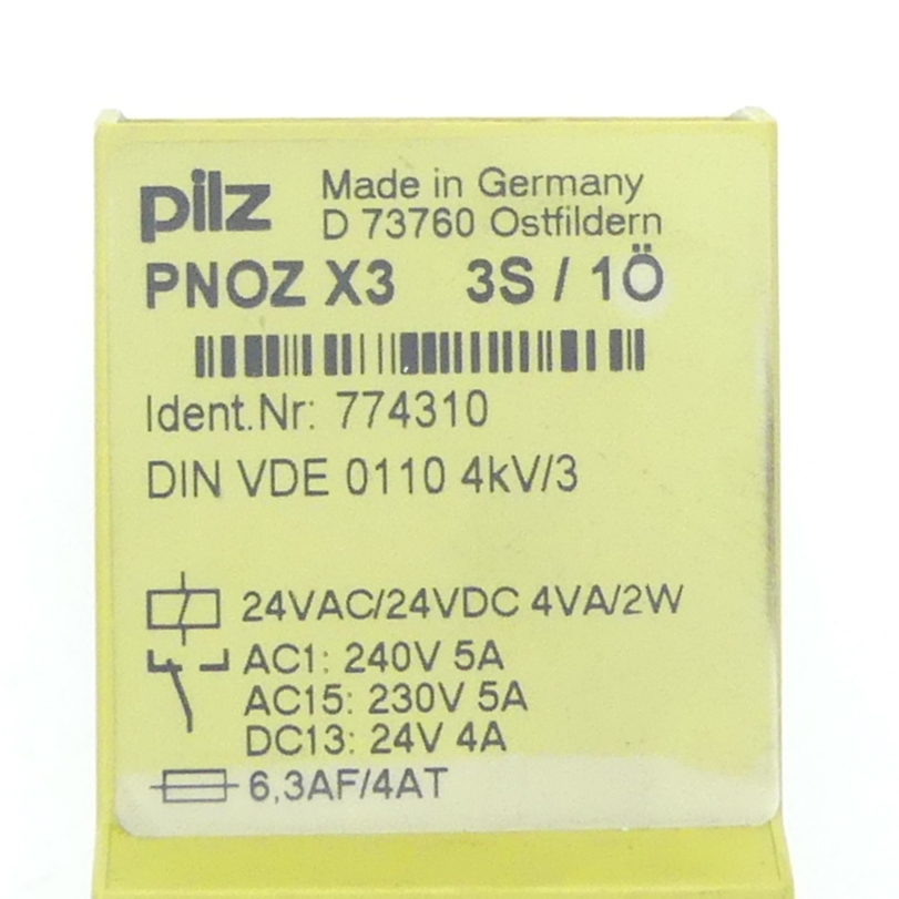 Sicherheitsschaltgerät PNOZ X3 