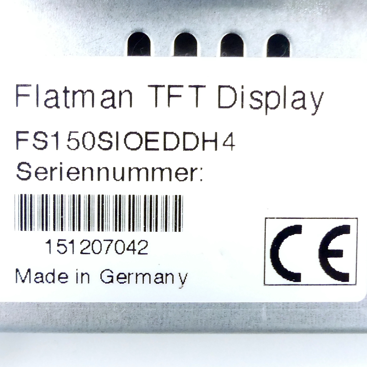 Industriemonitor Flatman 