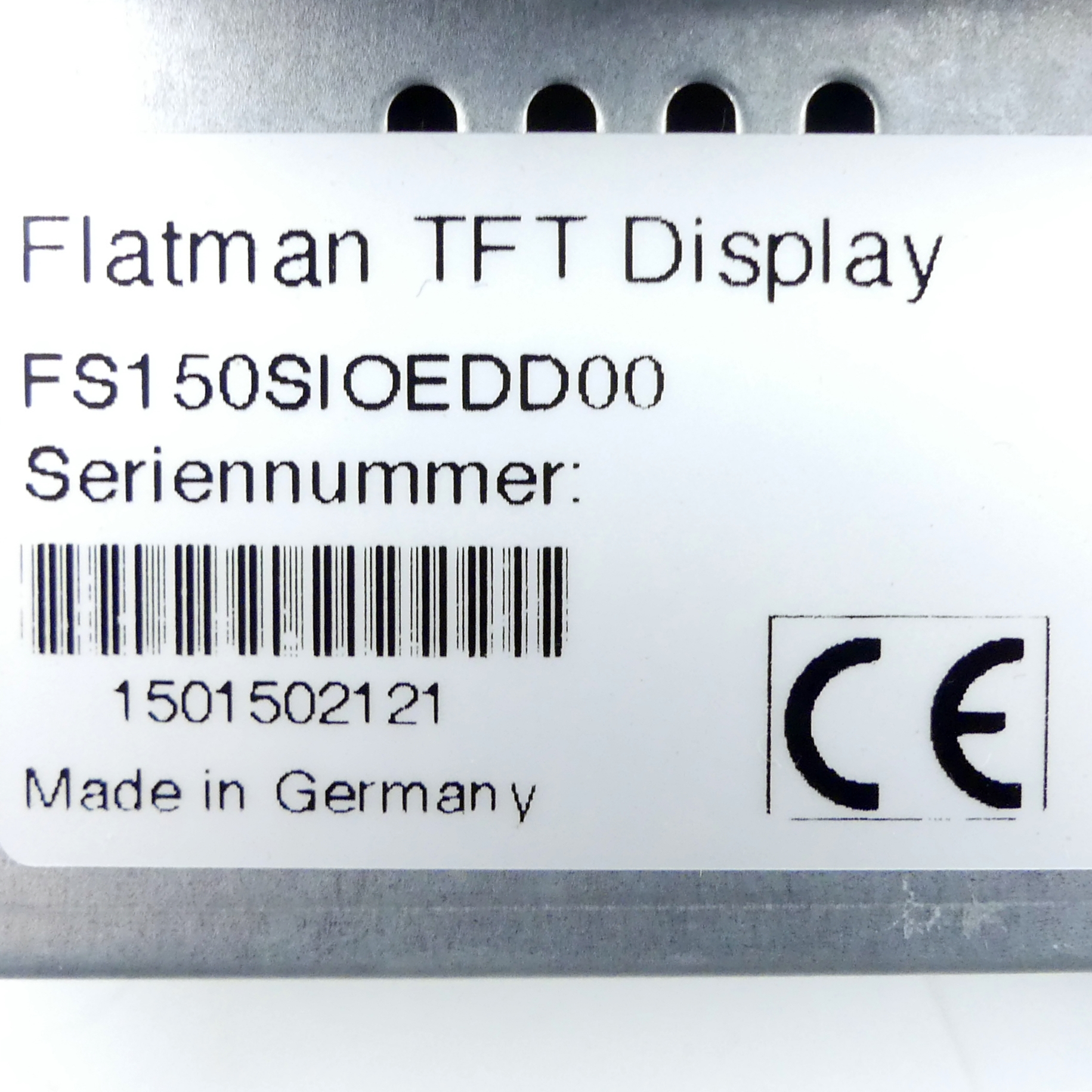 Industriemonitor Flatman 