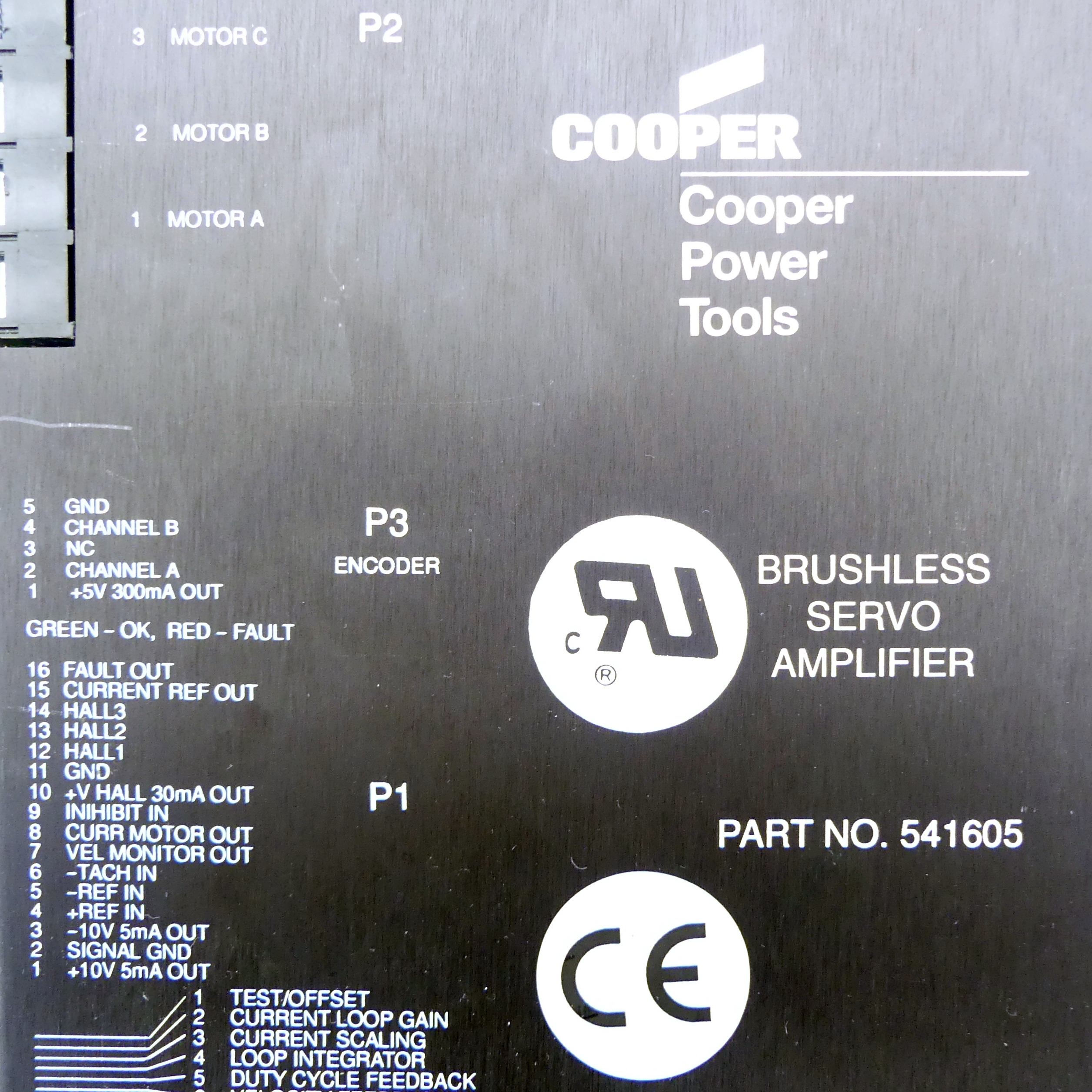 Brushless servo amplifier B25A40K-CT5 