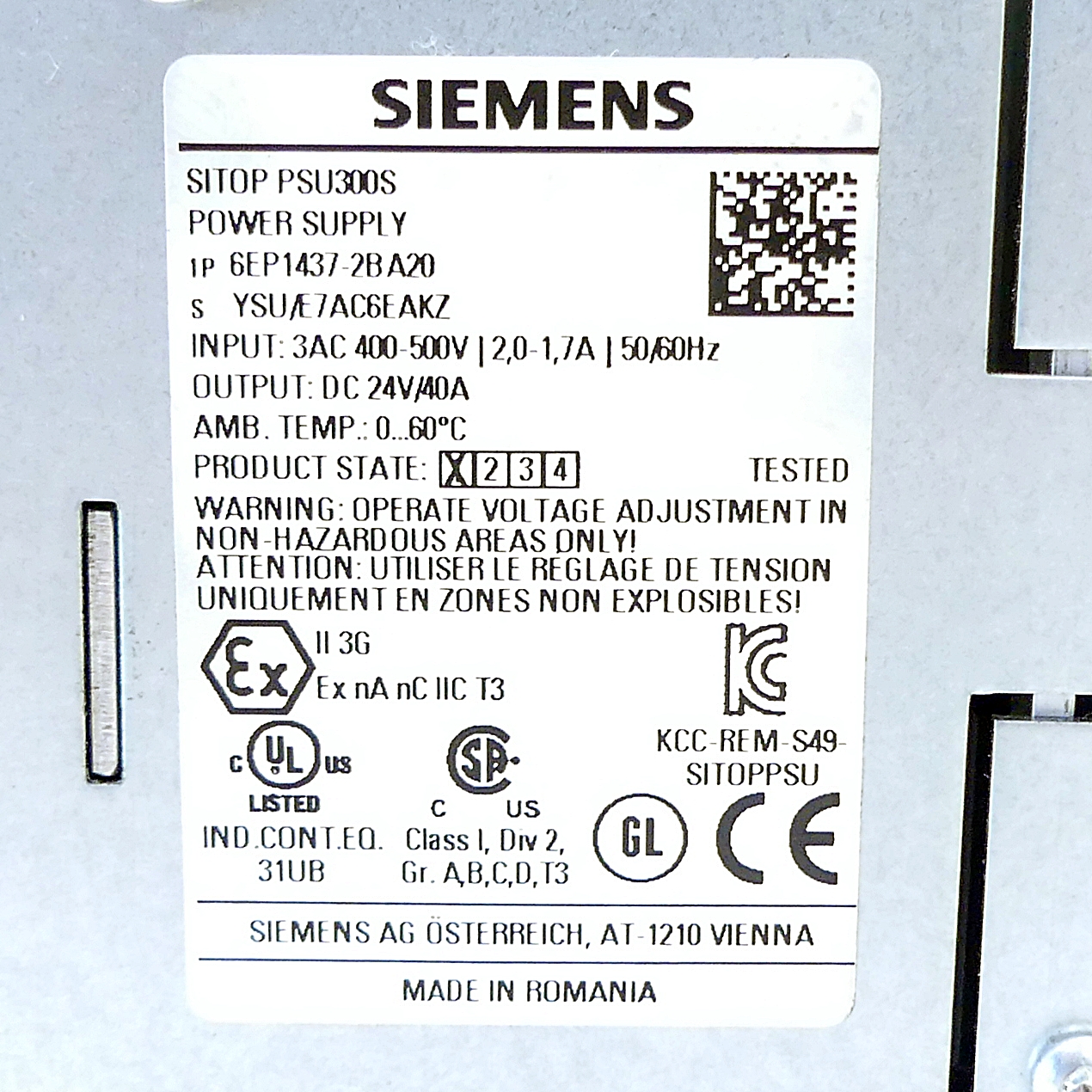 Stromversorgungseinheit SITOP PSU300S 