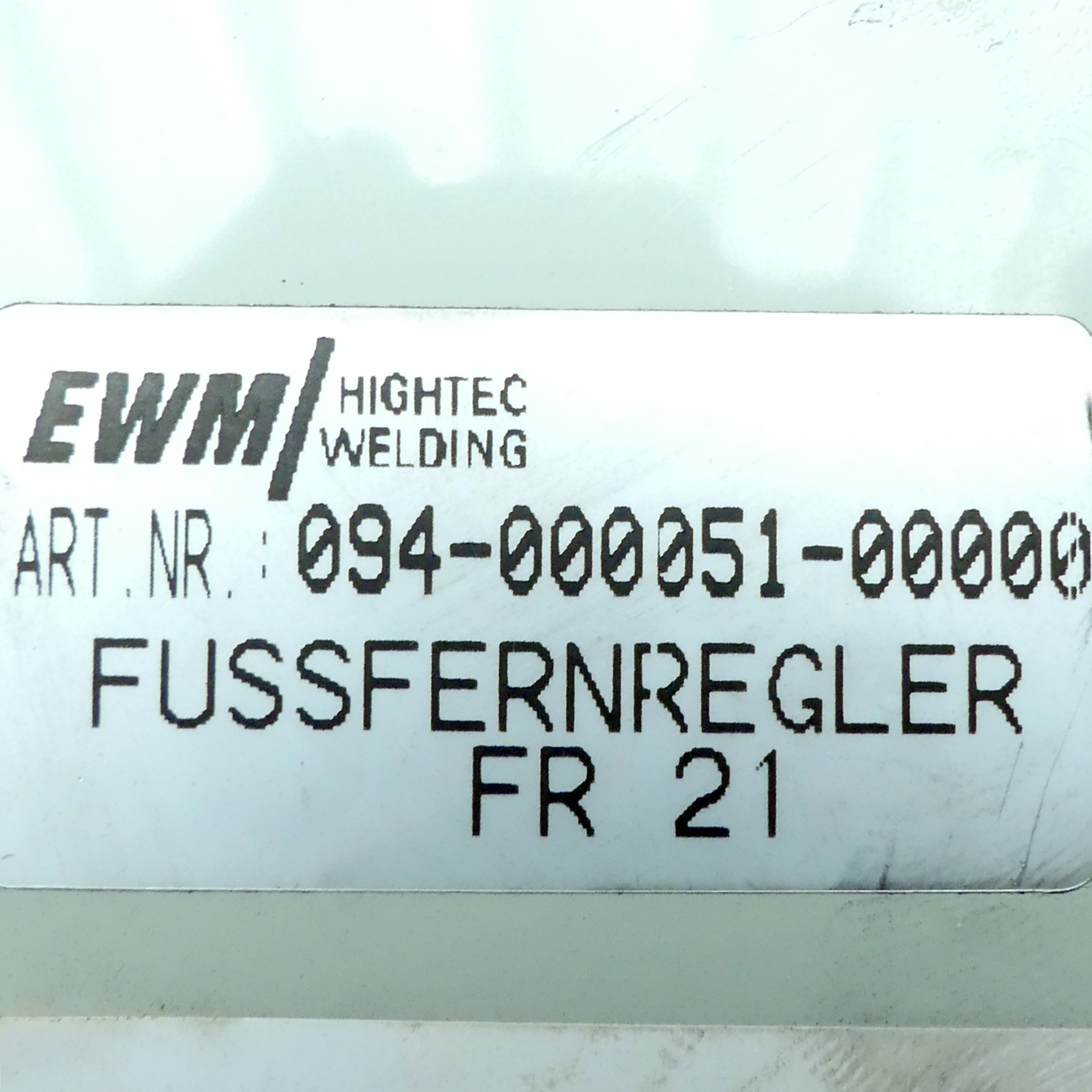 Fussfernregler FR 21 