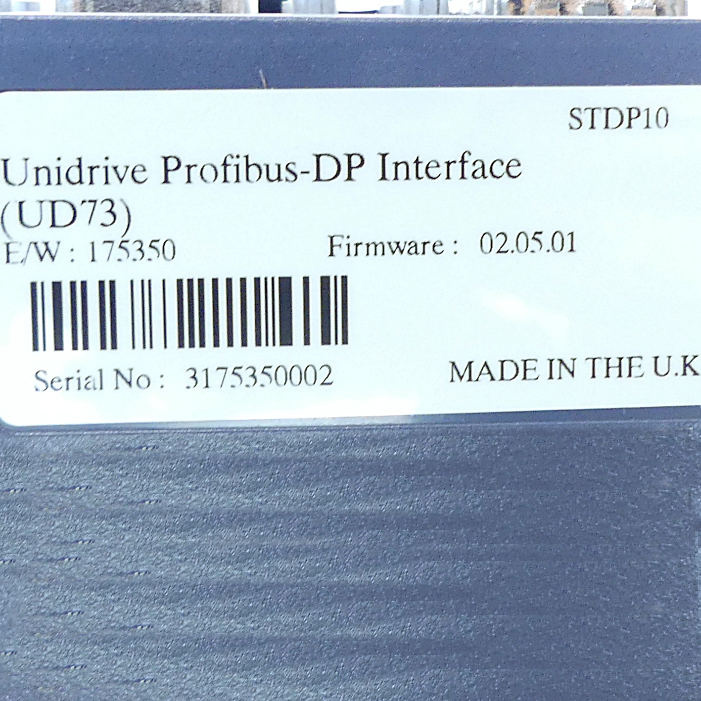 Unidrive Profibus-DP Interface 