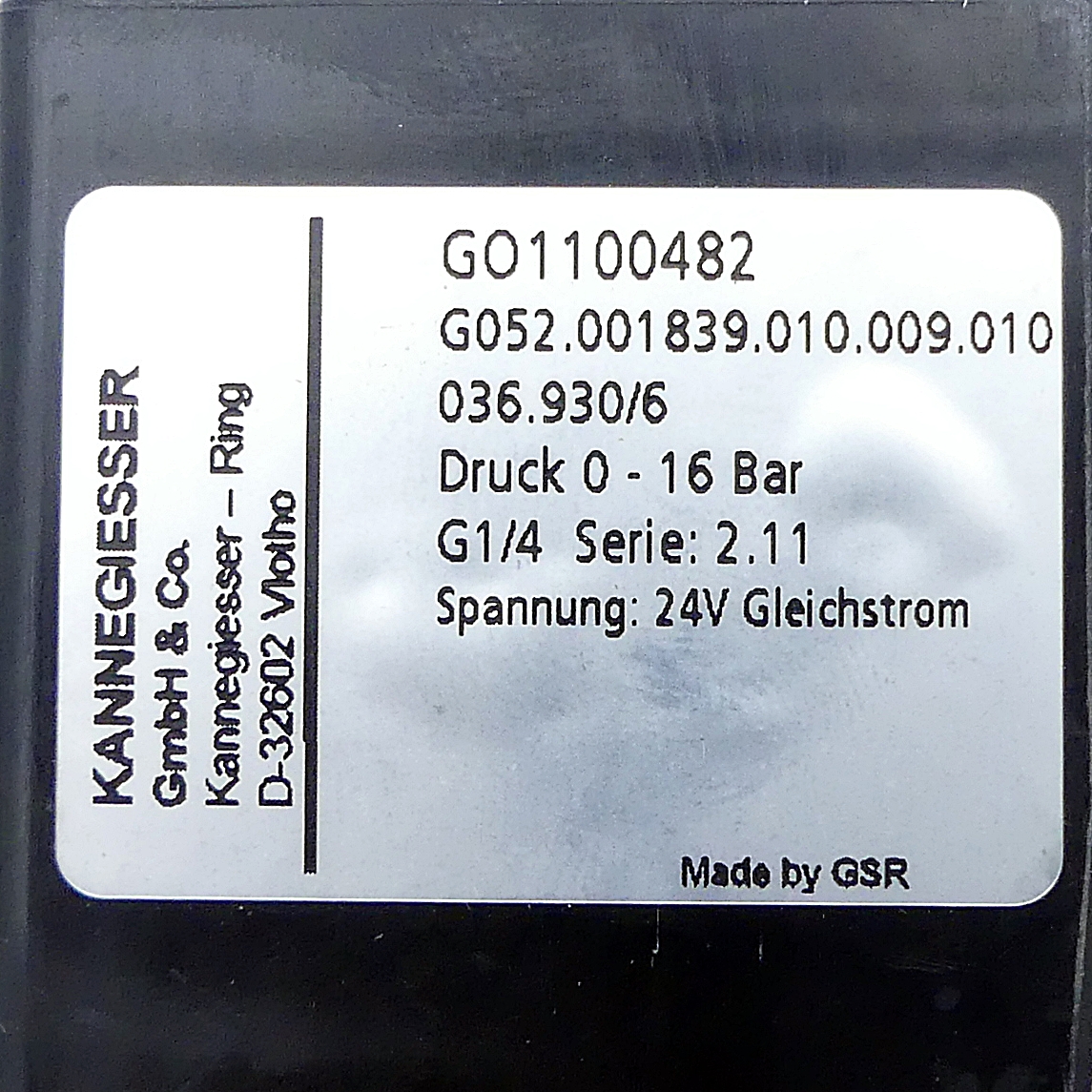 Magnetventil GO1100482