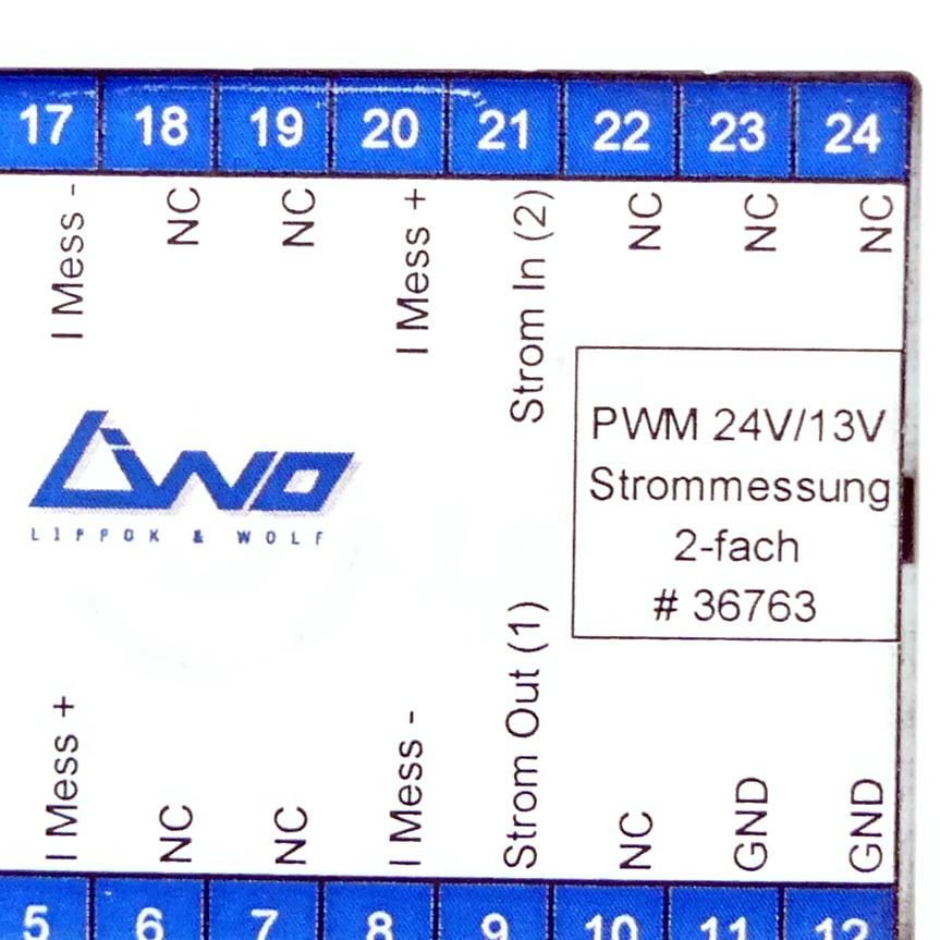 Strommessung PWM 24V/13V