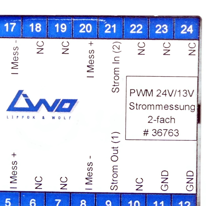 Strommessung PWM 24V/13V 