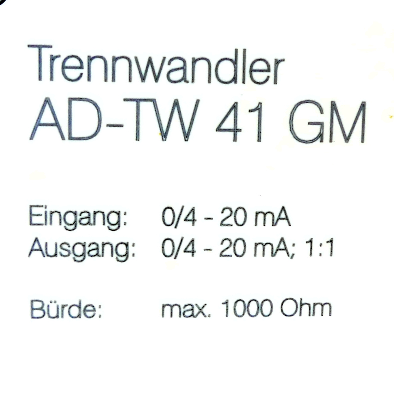 Trennwandler