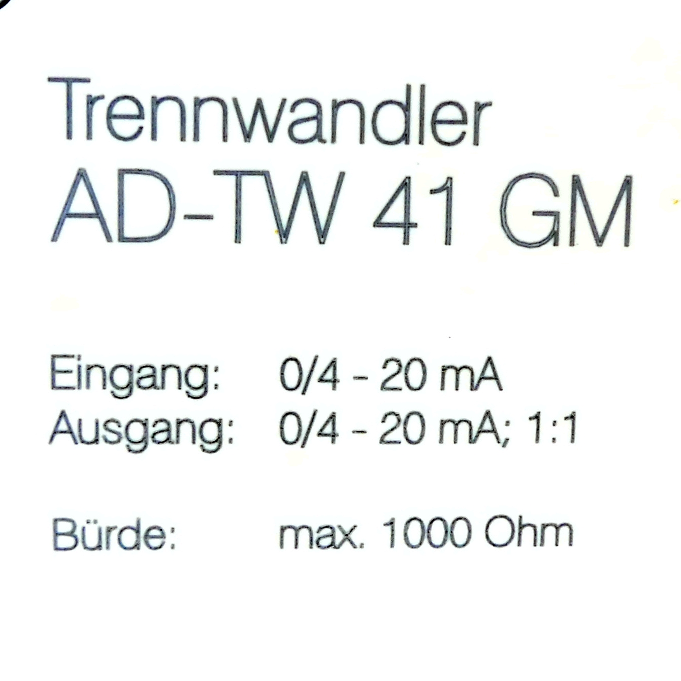 Trennwandler 