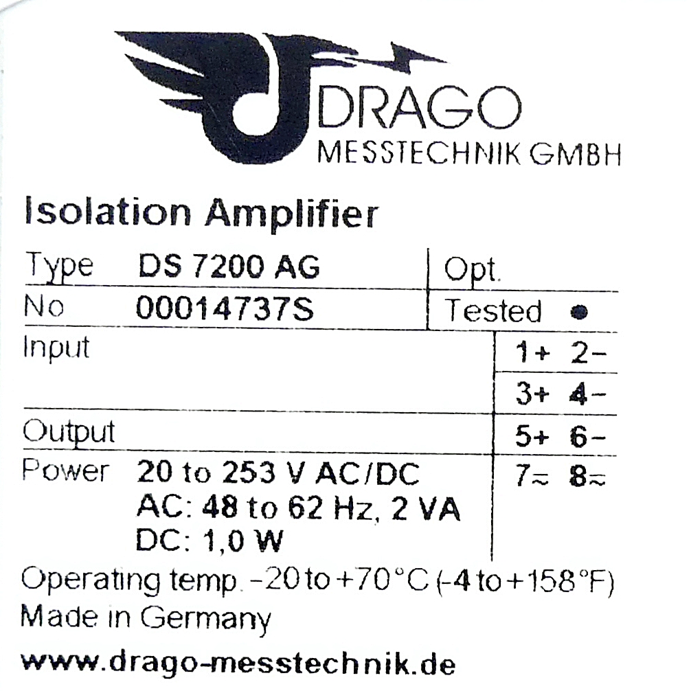 Isolation amplifier
