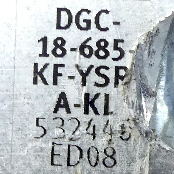 Linear drive DGC-18-685-KF-YSR-A-KL 