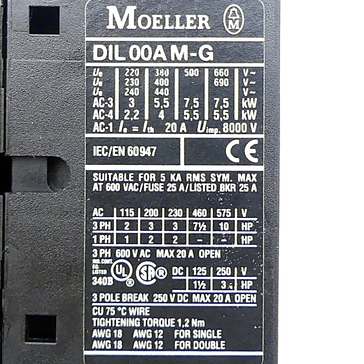 Power contactor