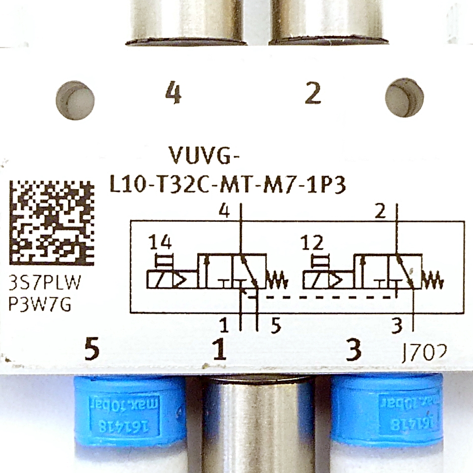 2 x 3/2 Wegeventil VUVG-L10-T32C-MT-M7-1P3
