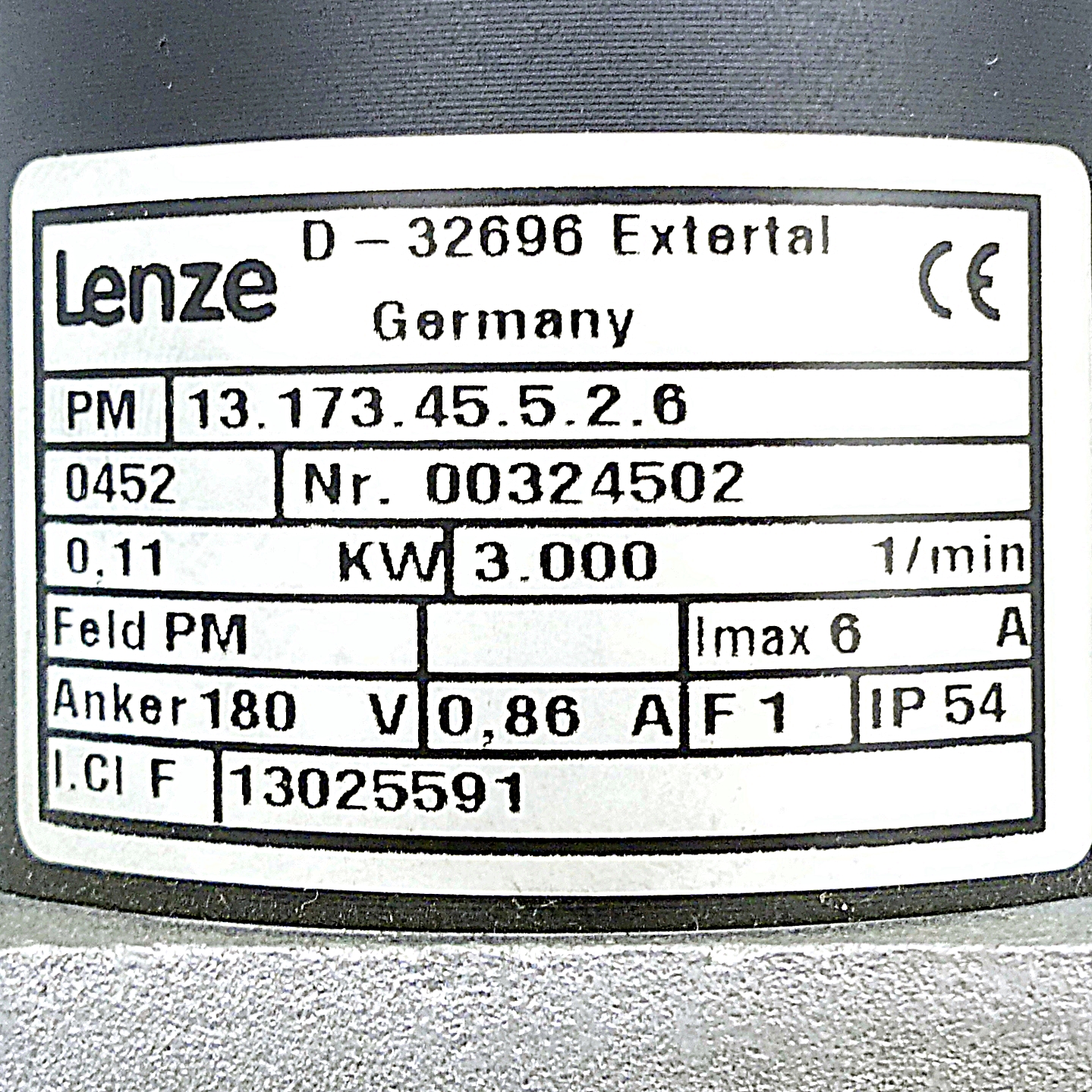 Servomotor 13.173.45.5.2.6