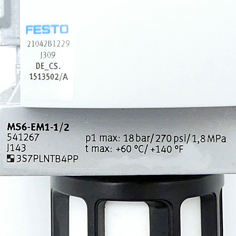 Einschaltventil MS6-EM1-1/2