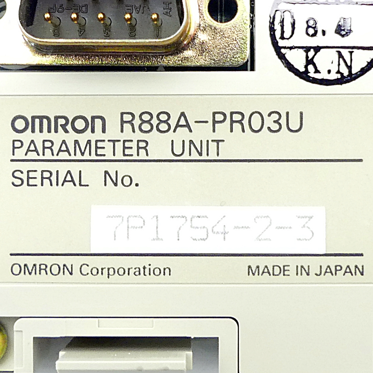 Parameter unit