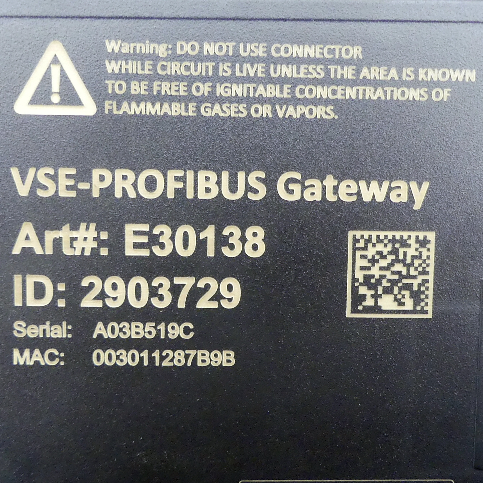 VSE-PROFIBUS Gateway