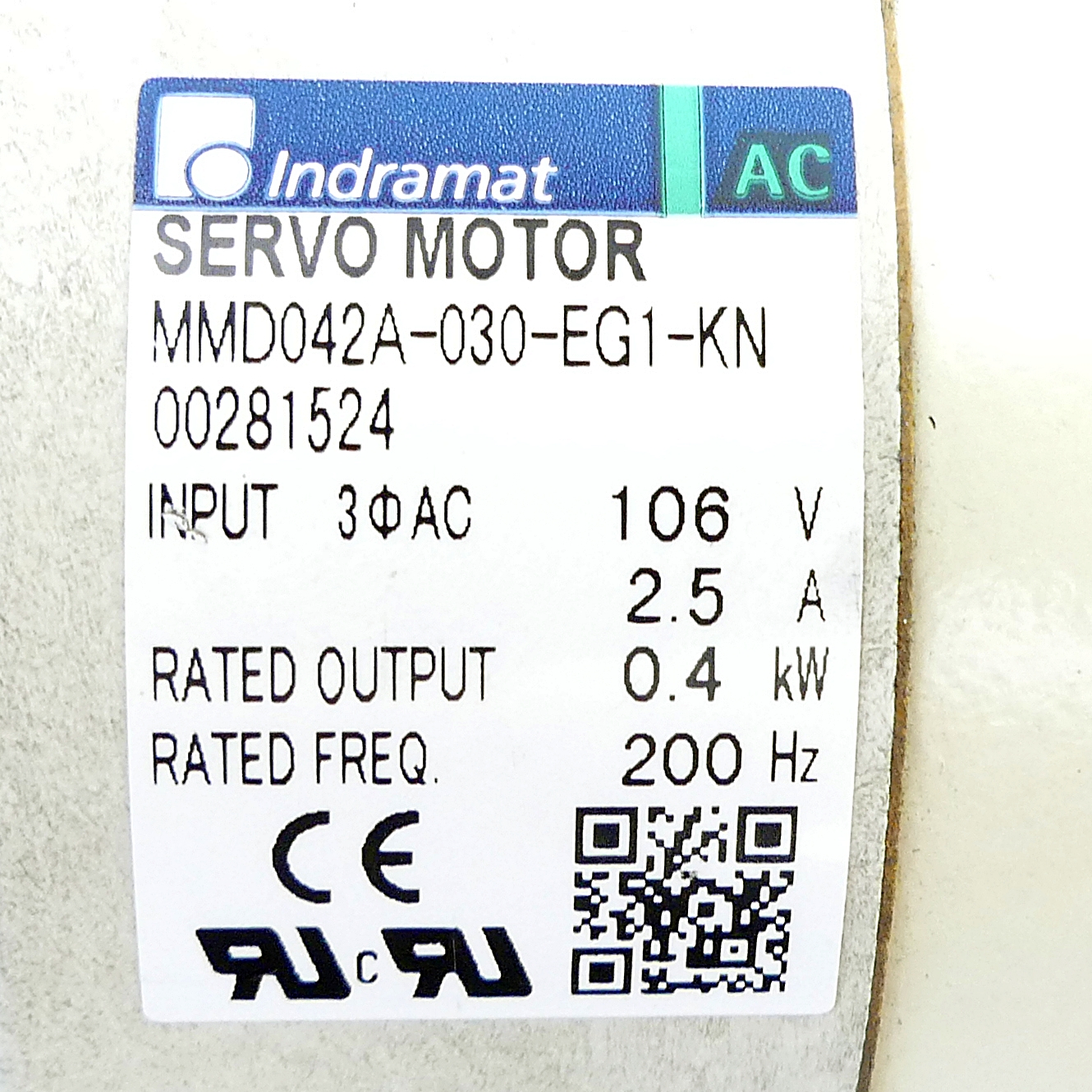 servo motor MMD042A-030-EG1-KN
