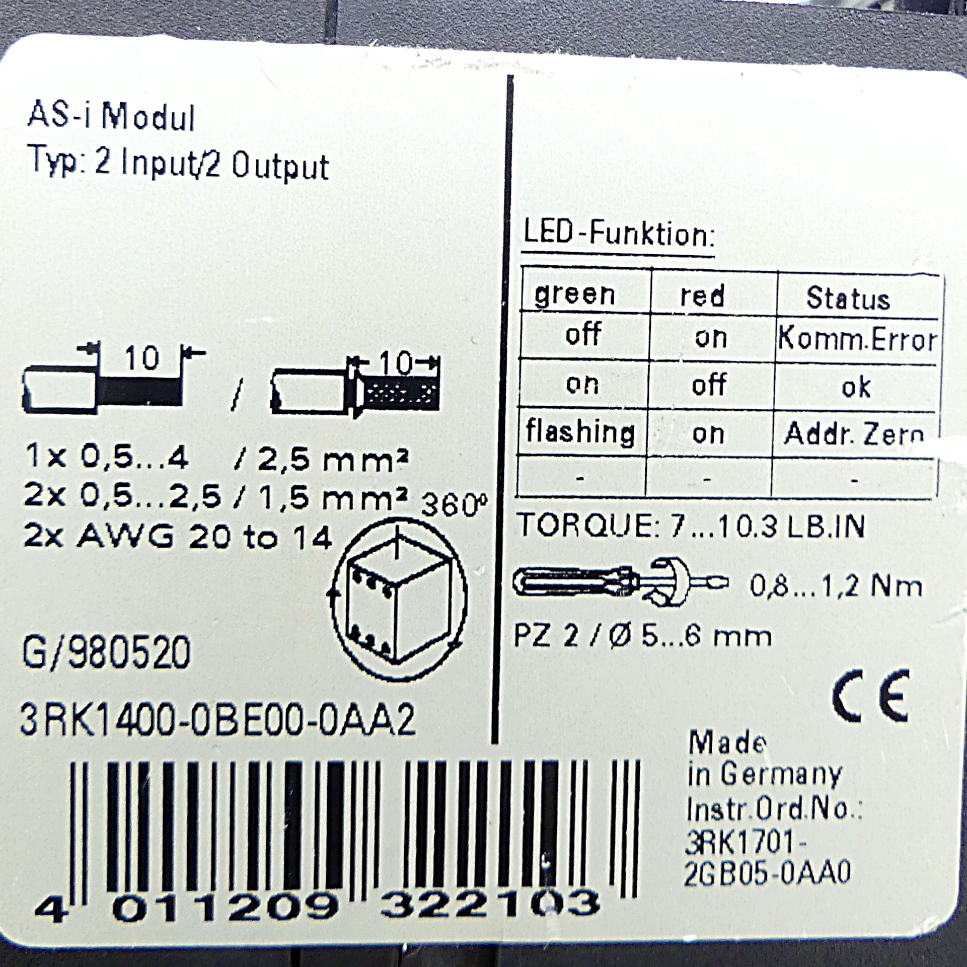 AS-i SlimLine Module