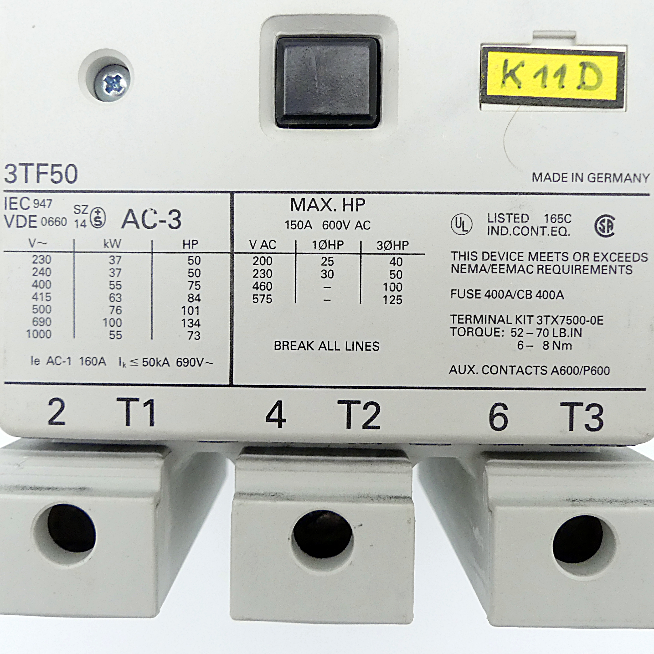 Power contactor